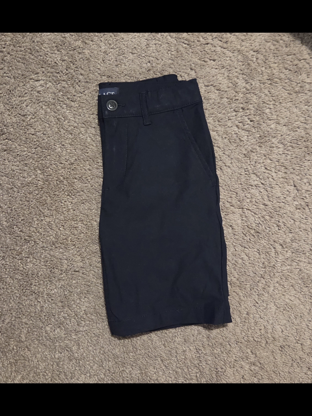 The Children's Place Navy Flat-Front Kids Shorts